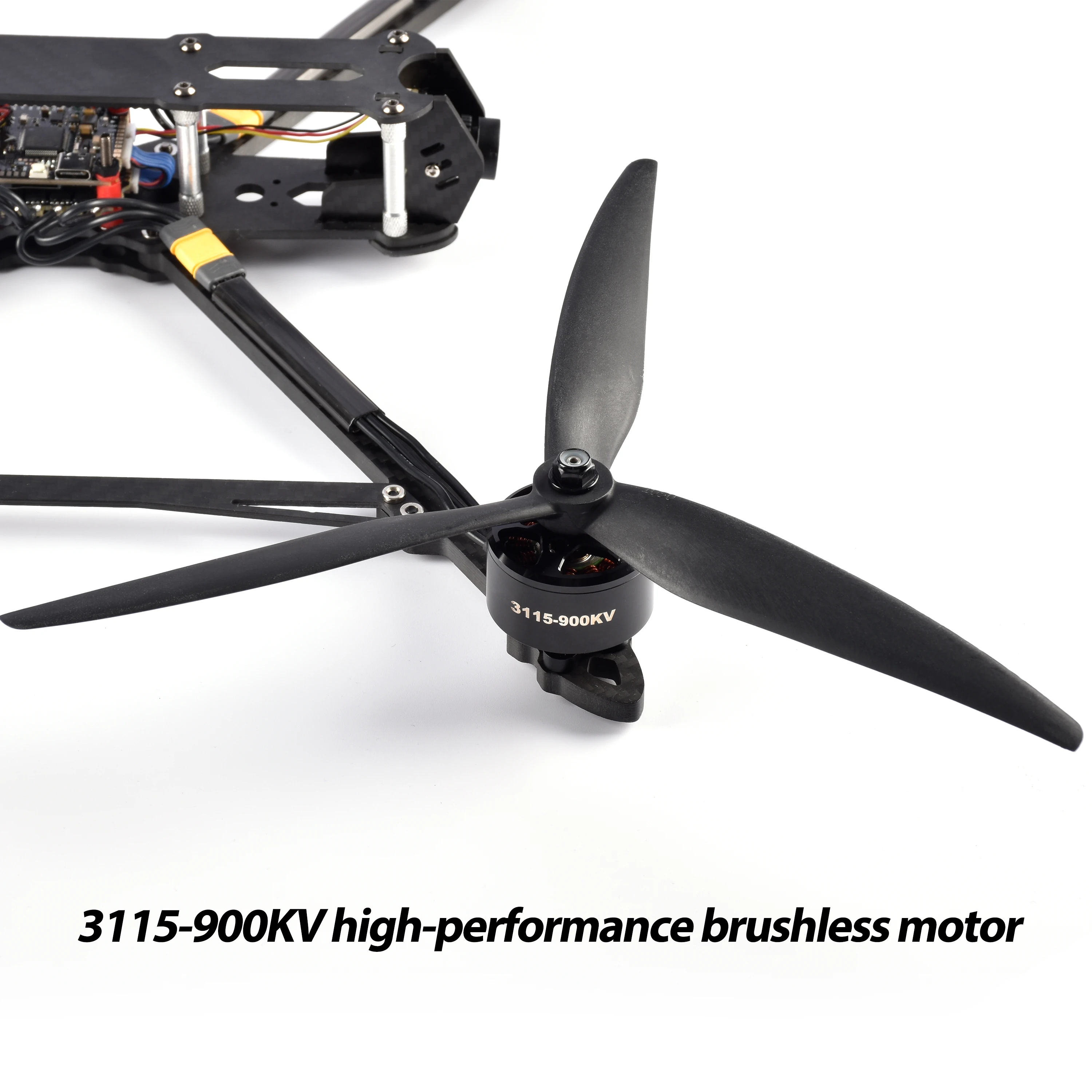 Mark 4 V2 10inch Carbon Fiber Drone Frame Kit F405 65A Stack 3115 900KV Motor 1050 Propeller ELRS 915mhz/2.4G Nano Receiver Part