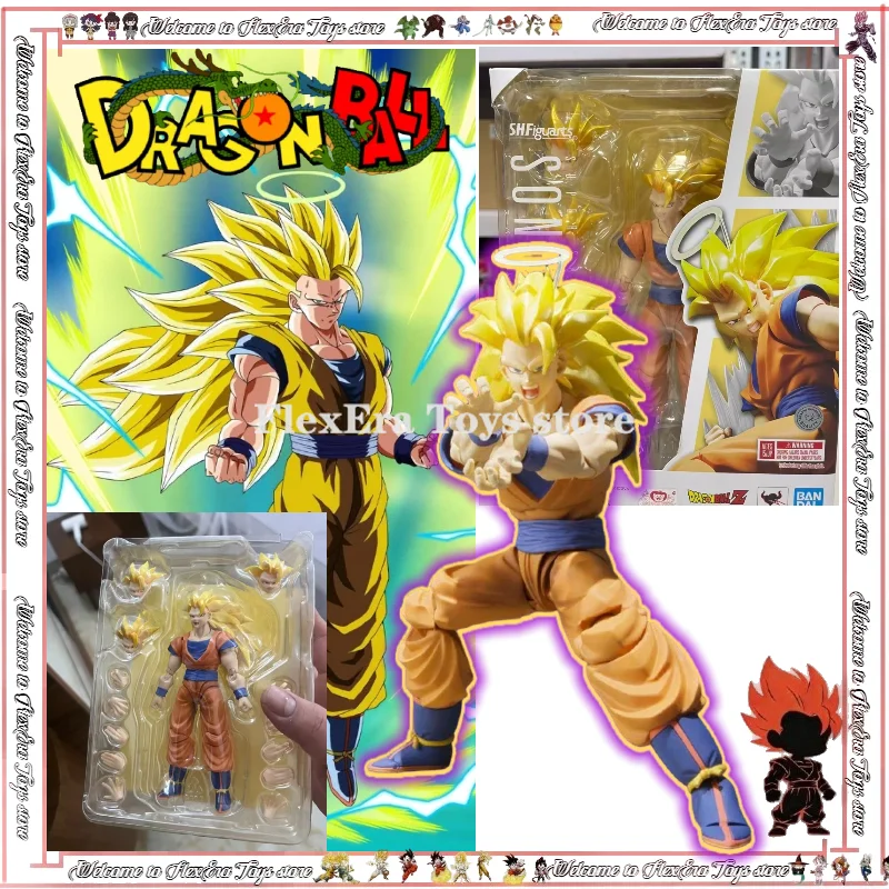 

【In Stock】Bandai S.H. Figuarts Super Saiyan 3 Son Goku Dragon Ball Z 2.0 in Stock Anime Action Collection Figures Model Toys