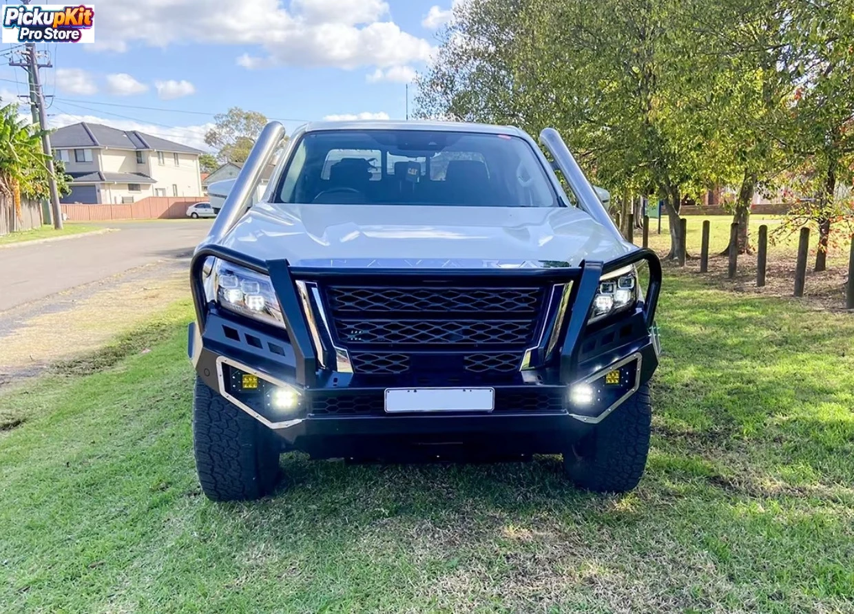 

Navara NP300 D23 Deluxe Steel Bull Bar Front Bumper Guard
