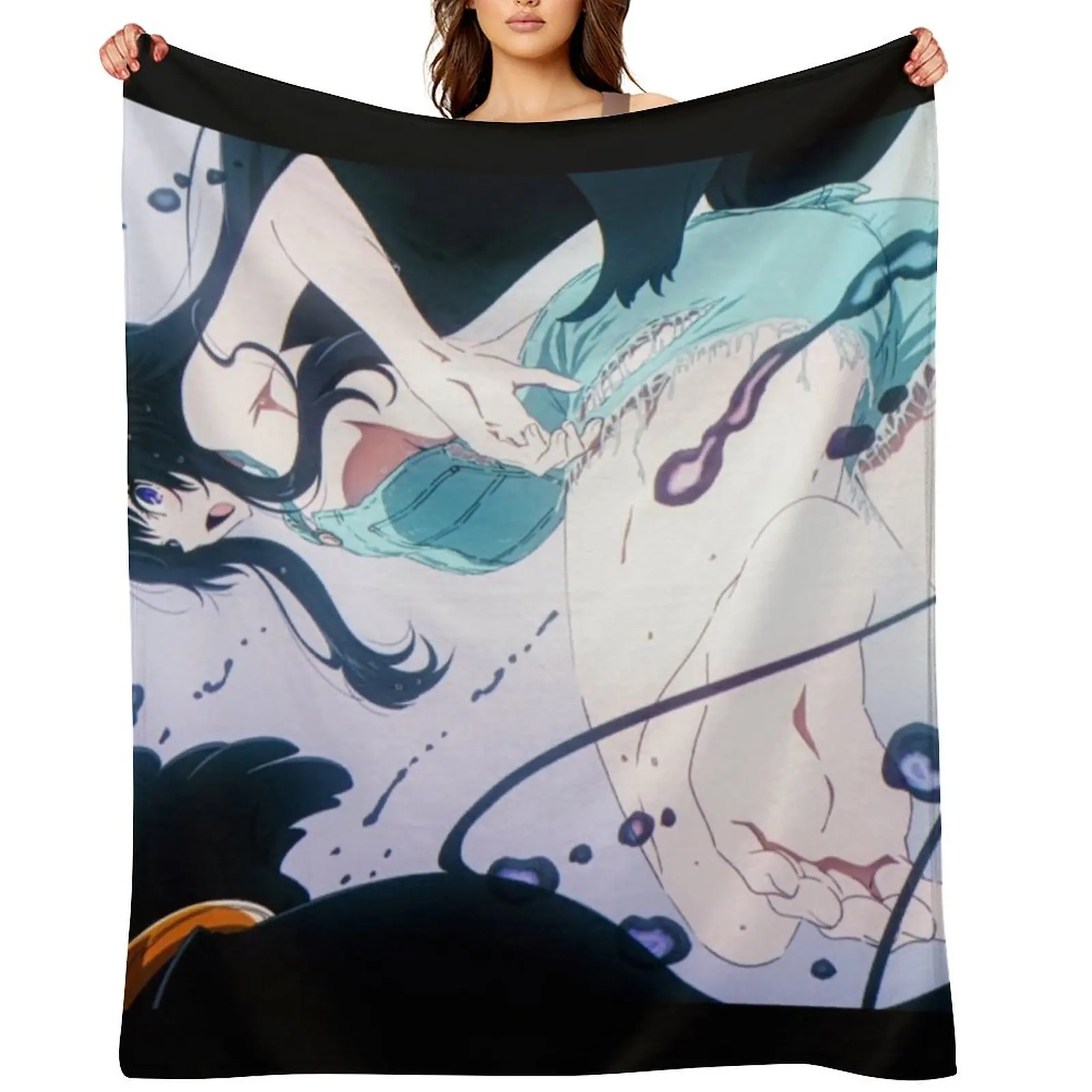 

Delta The Eminence in Shadow Throw Blanket Multi-Purpose manga Decorative Sofas Moving Blankets