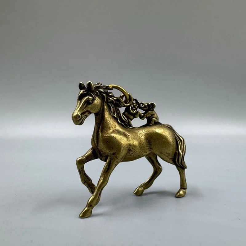 Brass , horse figurine, small ornament, 