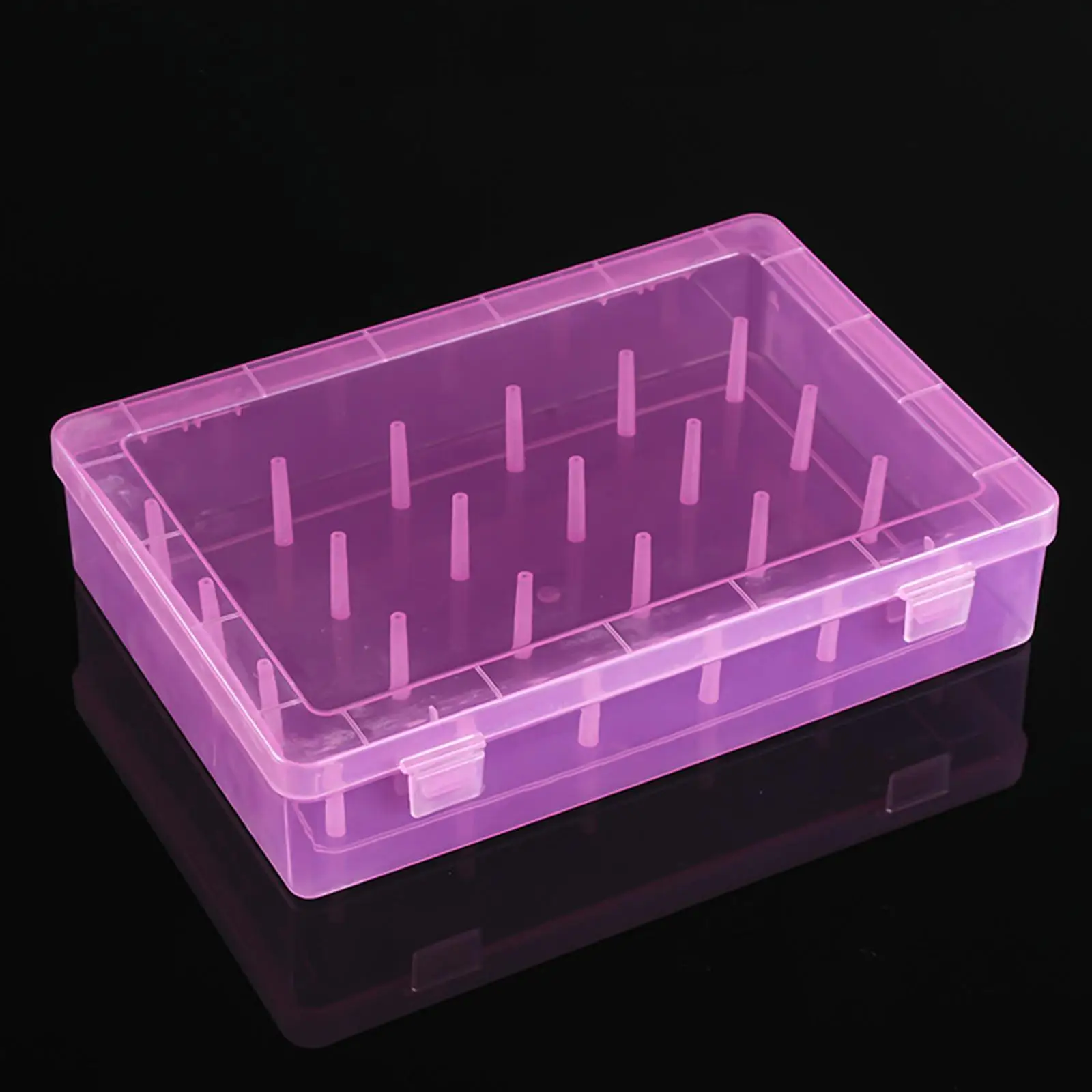 

Sewing Thread Organizer Storage Box with Lid Portable Container for Home Embroidery and Sewing Projects