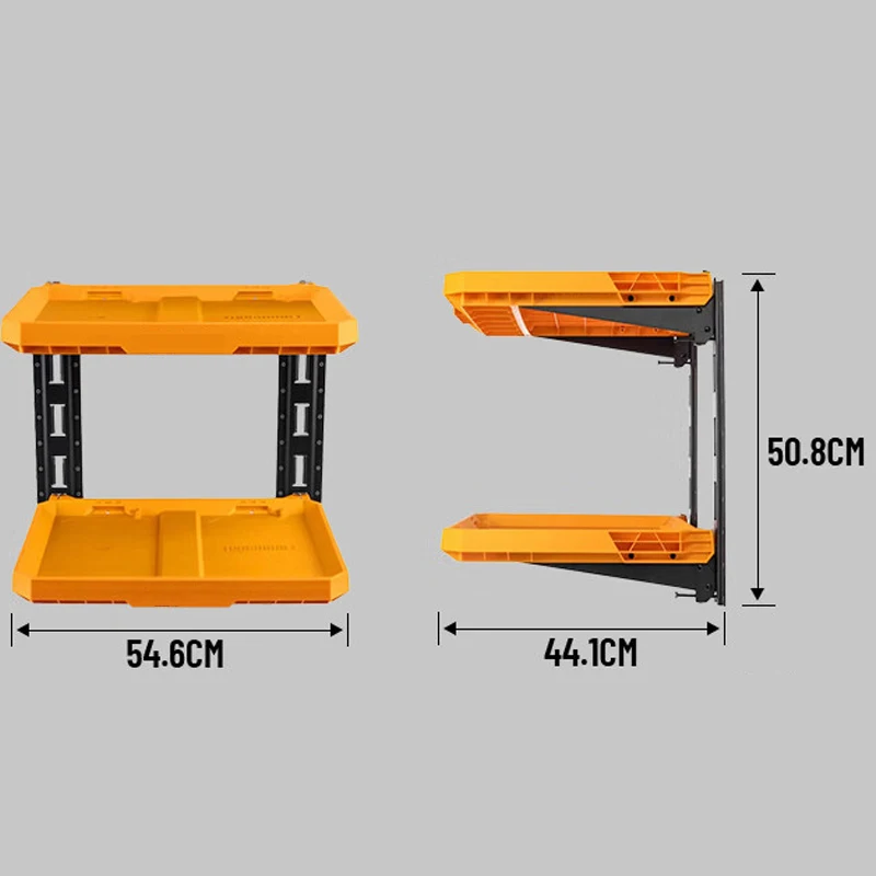 TB-B1S3-M-20 Caixa de ferramentas de parede com prateleiras Stacktech Prateleiras Suporte de parede Acessórios para ferramentas