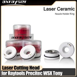 Laser-Keramikring für Faserschneidemaschine D28 32 mm Düsenhalter OEM Precitec-KTXB Raytools-3D WSX-Mini TONY Bodor HANS Kopf