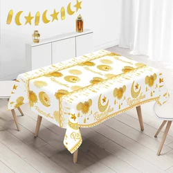 Ramadan Decor Tablecloth EID Mubarak Decor For Home 2024 Ramadan Kareem Islamic Muslim Party Eid Al Adha Gifts Happy Eid Al Fitr
