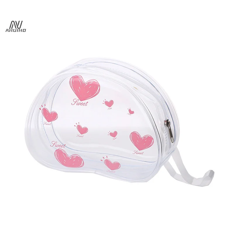 PVC Transparent Chest Patch Storage Bag Doll Storage Outdoor Dust Bag Waterproof Cosmetics Organizer Box Thicken Wallet