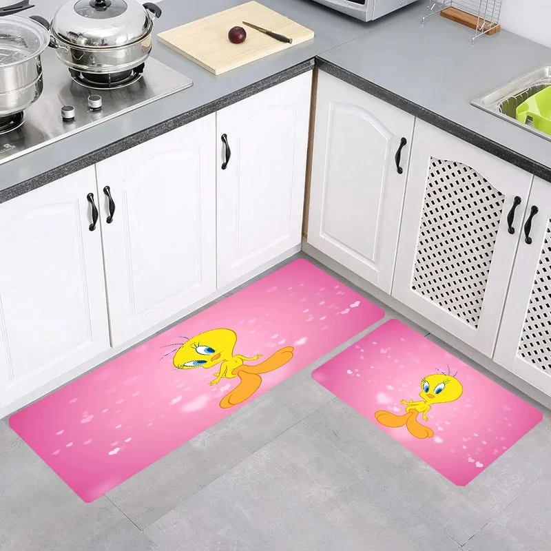 Carpets T-Tweetys Cartoon Bird Room Mats Home Carpet Entrance of House Bathroom Mat Kitchen Rug Balcony Rugs Foot Doormat Door