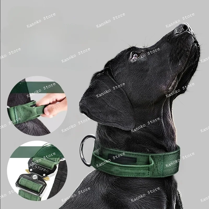 

Новый ошейник для собак, ошейник для тяговой веревки, взрывозащищенный ошейник для больших собак, шейное кольцо