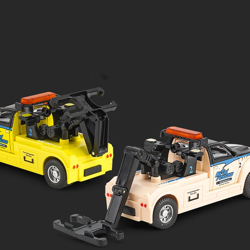 1 قطعة مقطورة محاكاة مصغرة لعبة مجسمة الصبي الكرتون نموذج سيارة معدنية دييكاست التراجع مقطورة لعب الأطفال سيارات لعبة الهدايا