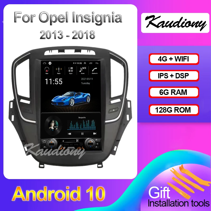 

Kaudiony 12.8" Android 11 For Opel Insignia Buick Regal Car Radio Car Dvd Multimedia Player Auto GPS Navigation Stereo 2013-2018