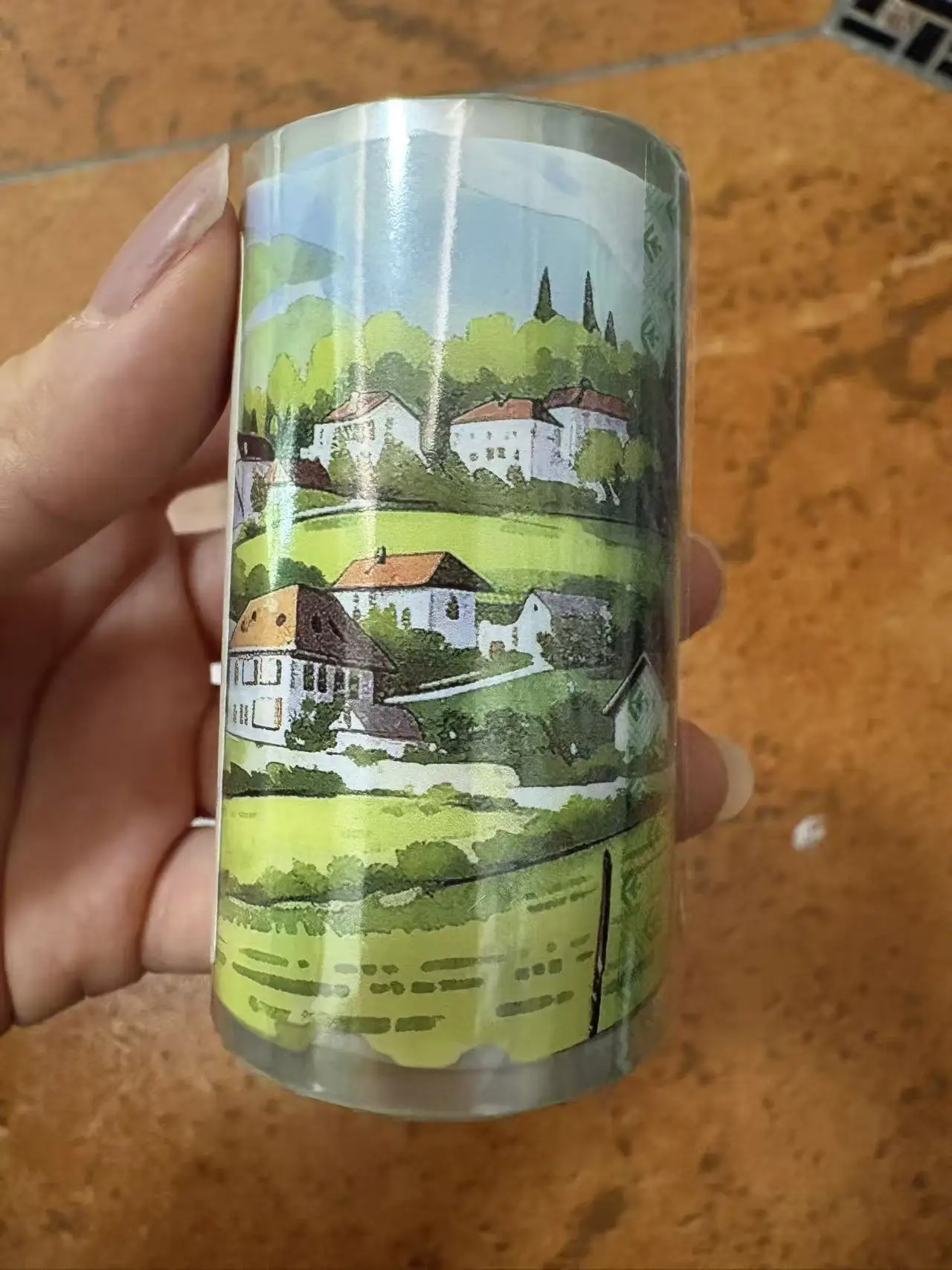 

2m Flower Lane Tingbu Wind Landscaping Tape Hand Account Collage