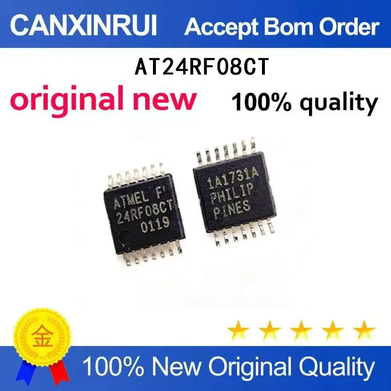 

(5-100 Pieces) Brand new original AT24RF08CT 24RF08CT SOP-14 spot chip IC