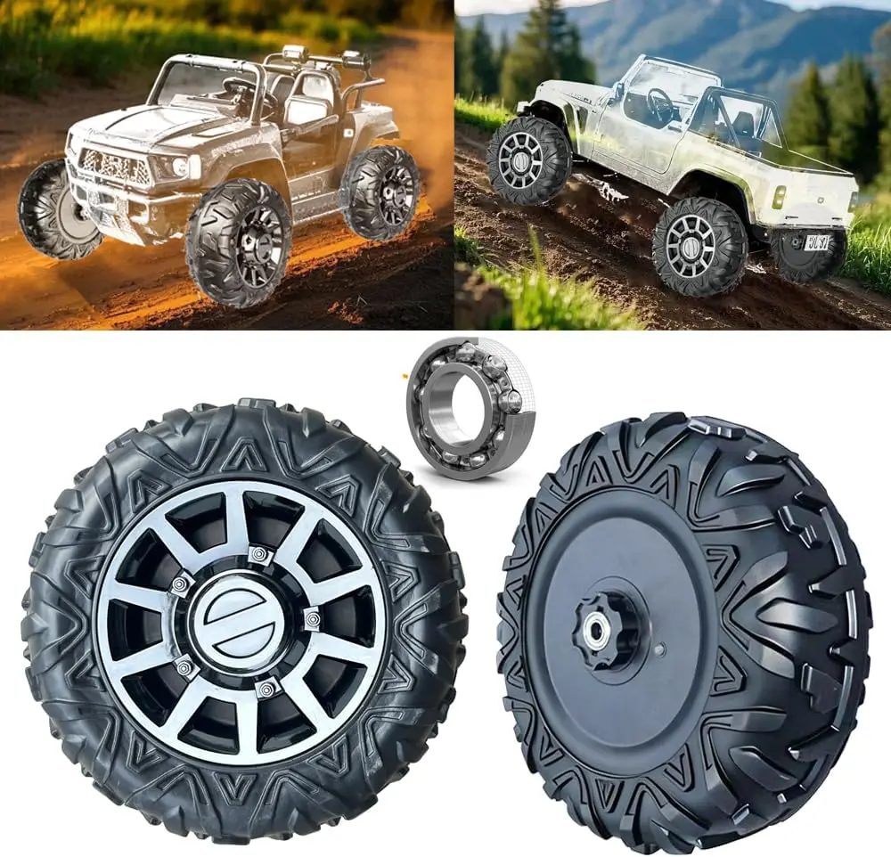 

Комплект из 2 твердых шин из ЭВА 13 дюймов для автомобилей, протектор типа «крокодил», замена переднего/заднего колеса с диафрагмой 0,47 дюйма