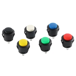 5PCS Card type R13-507 key switch button jog switch 16MM round lockless self-reset switch