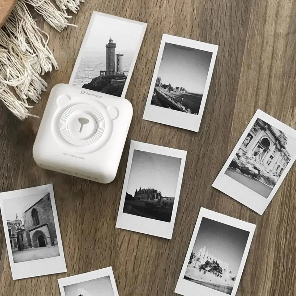 Peripage Mini Printer Paper Adhesive Thermal Paper Rolls White Paper for Peripage A6 Paperang All Bluetooth Mini Printer