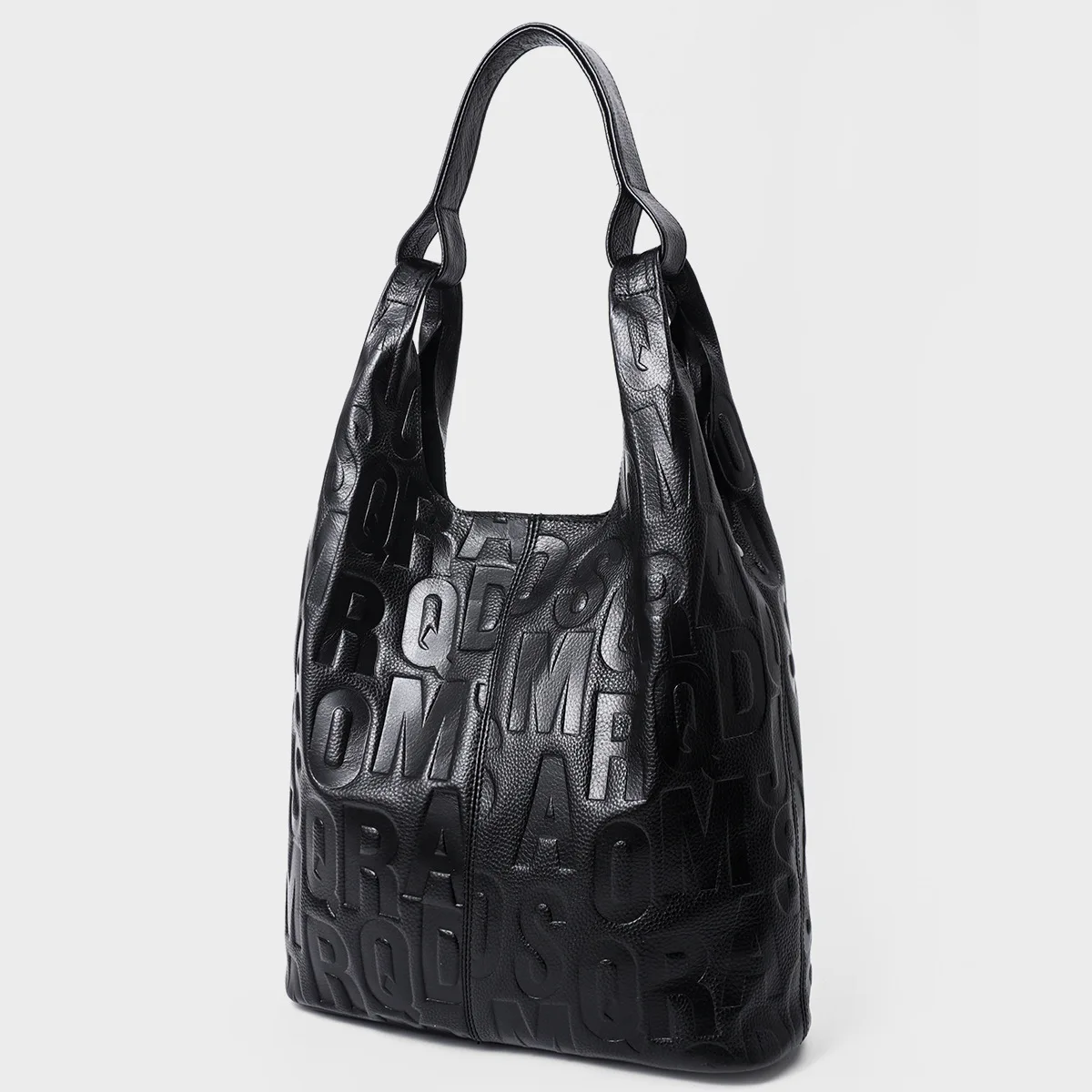 

2025 New Genuine Leather Women's Fashion Versatile Top Layer Cowhide Single Shoulder Crossbody Ladies Handbag Large Tote Bag