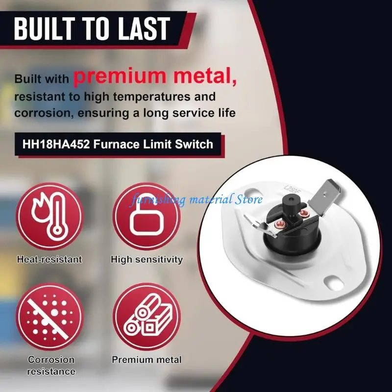Y5GD 2Pcs Upgrades Furnaces Limit Switches L250 Oven Safety Change for Conveyor Payne Systems Precise Temperature Control