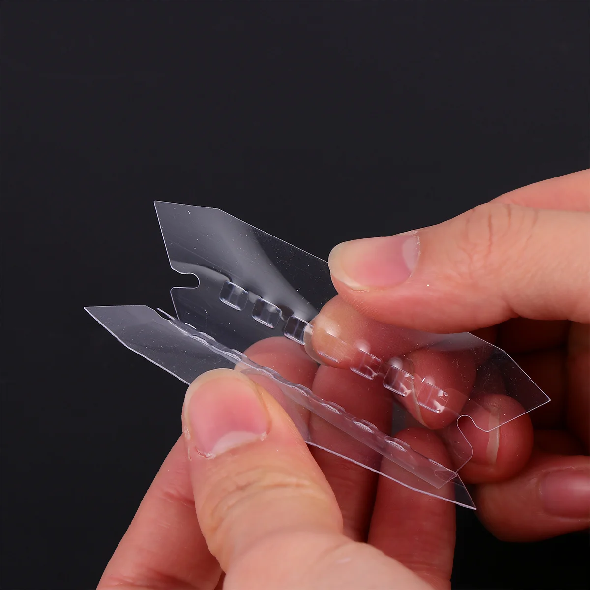 

50pcs Folder Tabs Transparent Reusable File Labels For Easy Classification Hanging File Folder Index Office School Supplies
