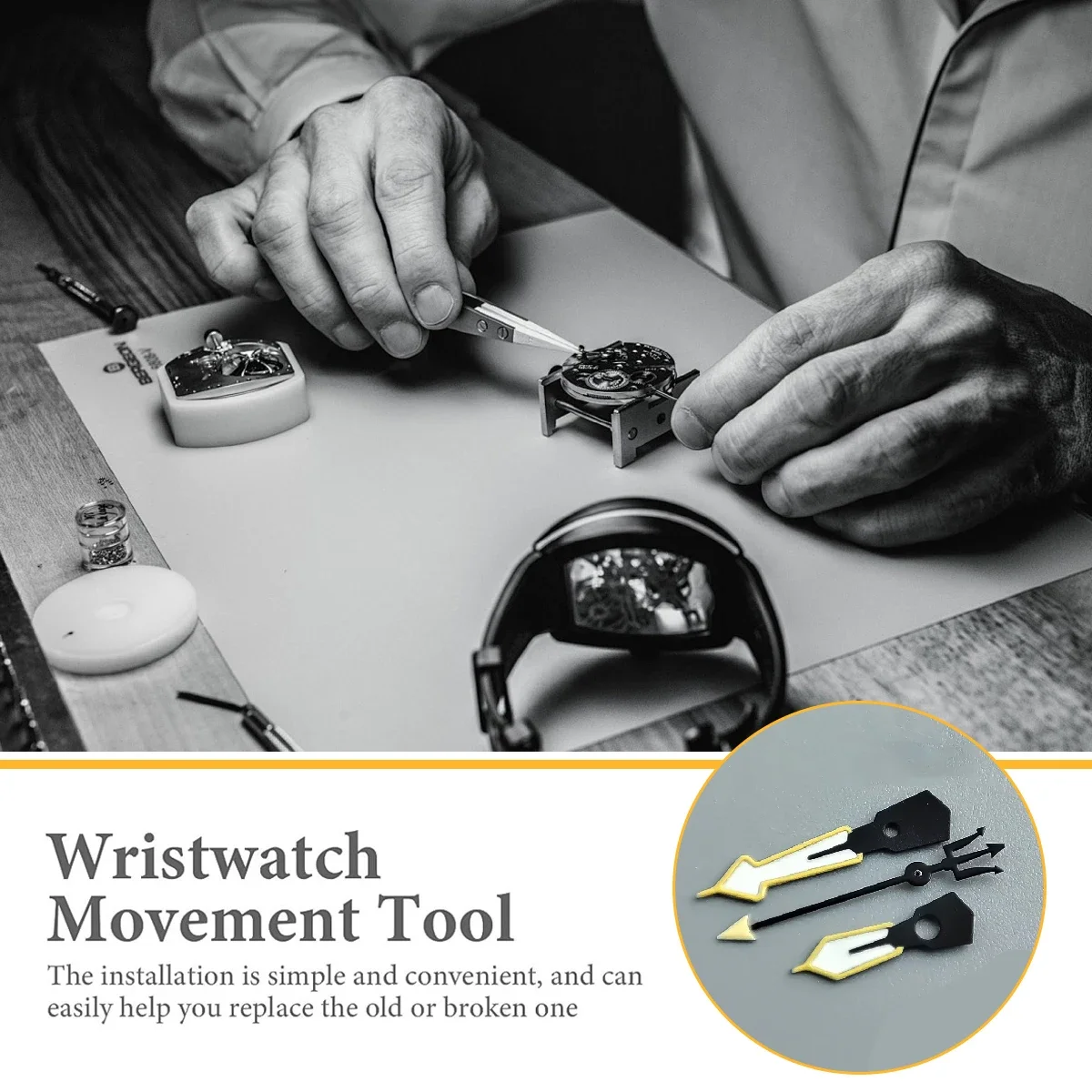 تعديل الملحقات الفاخرة 3 قطعة ساعة الأيدي لحركة NH35 NH36 الأخضر مضيئة الأيدي ساعة الملحقات