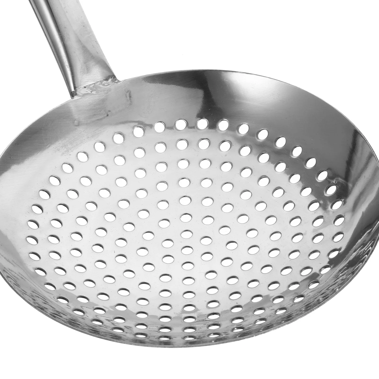 

1pc Stainless Steel Strainer Spoon Large Capacity Slotted Tool For Noodles Pasta Fried Food Strainers For Kitchen Kitchen