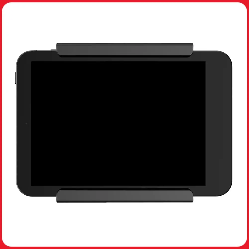 2 Stück universeller, an der Wand montierter Tablet-Ständerhalter, befestigt durch Klebstoff oder Schraubenstabilisator, Tablet-Halterung für alle Tablet-Telefone