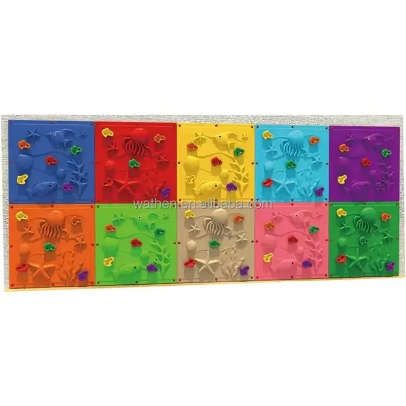 High Quality Kids Rock Climbing Wall Outdoor Plastic Climber Playground Equipment For Children