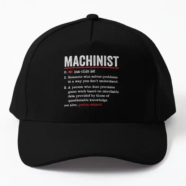 

Машинист Забавное определение Машинист Gi Бейсбольная кепка Мужская шляпа Повседневная солнцезащитная летняя уличная черная Czapka Женская спортивная рыба