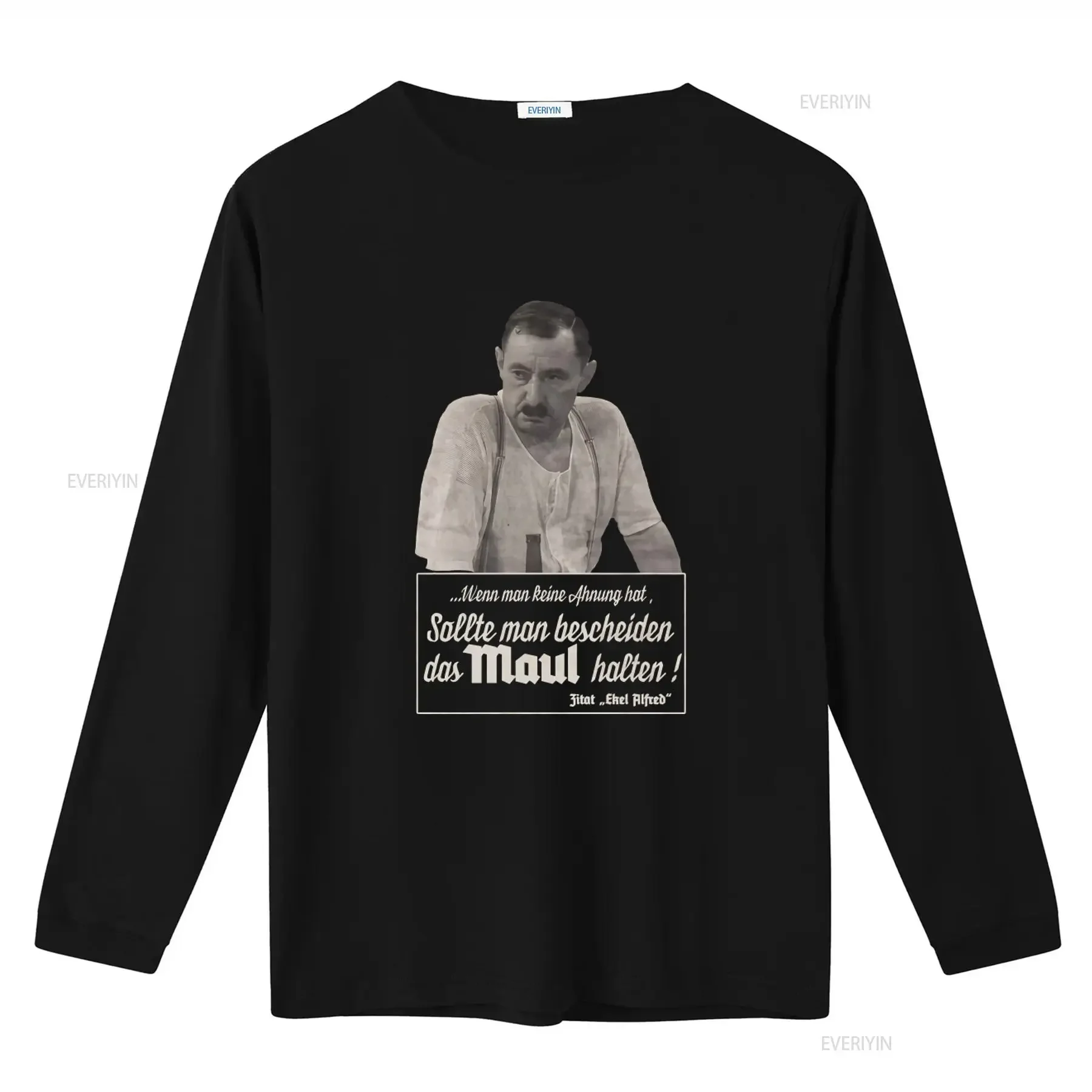 Shut up Disgust Alfred T Shirt TV Cult Series Quote Humor Fun Punch vintage Washed Breathable Top For Everyday Wear streetwear