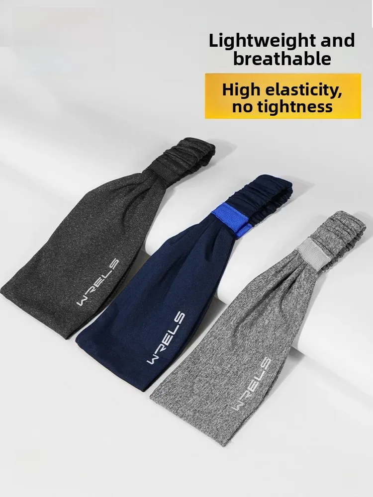 Quick Dry Sports Headband Men's Basketball Tennis Anti-Sweat Band Yoga Fitness Fashionable Hair Tie Women's Breathable Absorbent