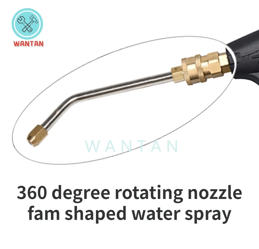 3000psi High Pressure Washer Gun with Extended Nozzle Auto Parts for Car Motorcycle M22-14