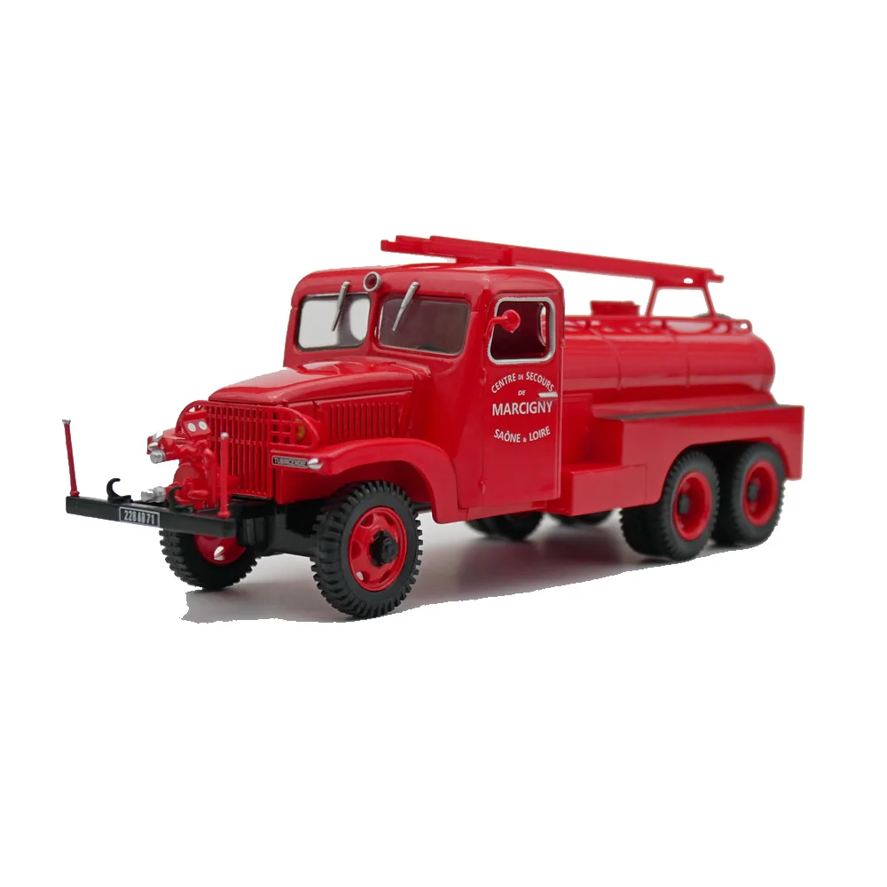 Diecast ixo 1:43 escala gmc cici geral jimsi motor de bombeiros liga modelo de carro de brinquedo de metal liga modelo de carro brinquedo colecionável presente
