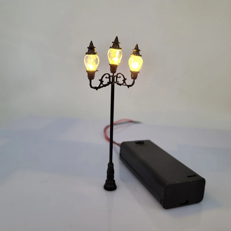 HO Scale Model trains Railway park garden Street Light 3V Lamppost Lamps/Model Park Lamps/Train Layout Model Park Scenery