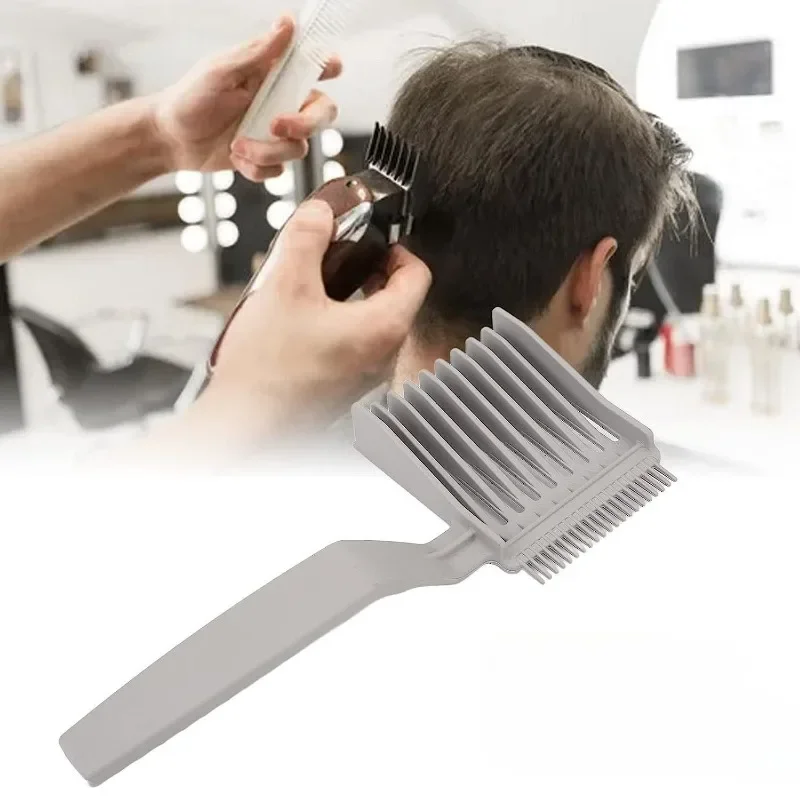 Peine de peinado para hombres, herramientas de peinado, peine de guía superior plana, cortadora de corte de pelo antiestática, herramienta de corte de pelo profesional, nuevo