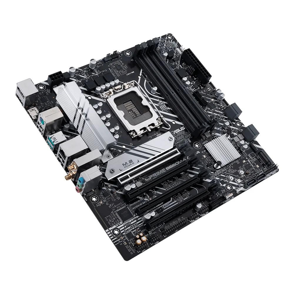 ASUS PRIME B660M-A AC D4 motherboard B660 placa mãe pc LGA 1700 CPU Support i5-12400 i7-12700F i9-12900 ram DDR4 M.2 Micro ATX