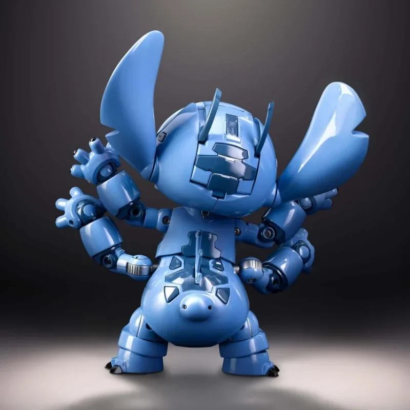 Disney Lilo&Stitch Metal Mobile Doll Cartoon Anime Fashion Creative Stitch Mechanical Handheld Model Kawaii Collectibles Gift