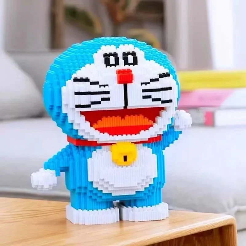 Anime Doraemons Cartoon Decoratie Accessoires Puzzel Assembleren Bouwstenen Kawaii Speelgoed Voor Kinderen Verjaardag Kerstcadeau