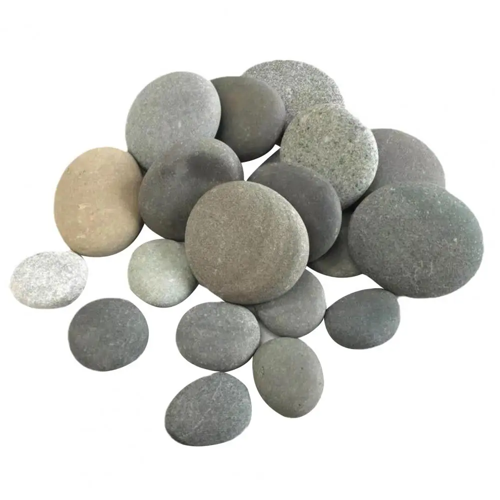 Garden Decor Rocks Painting Pebbles 5 Pcs Natural River Pebbles for Painting Smooth Flat Stones for Arts Craft for Diy