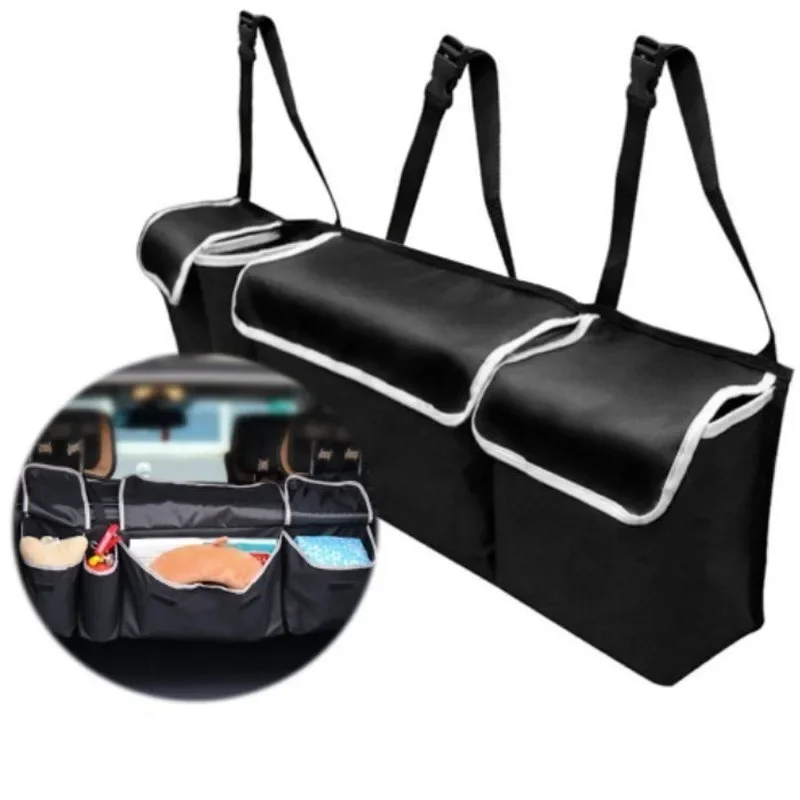 

Car Trunk Organizer and Storage, Backseat Hanging Organizer/ Waterproof Storage Bag -Car Interior Accessories