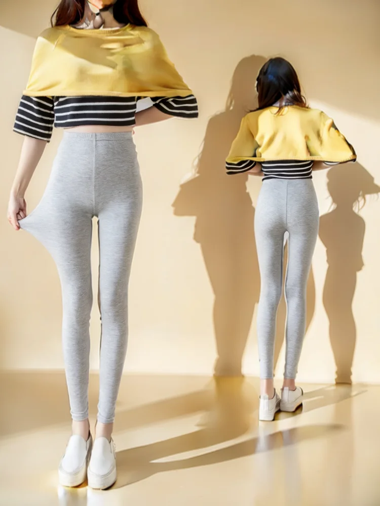 Women Sports Leggings Embarrassment-Free Tightness Designed Gymwear Floor-Length Fashion-Forward Trim Artistic Regular Low-Rise