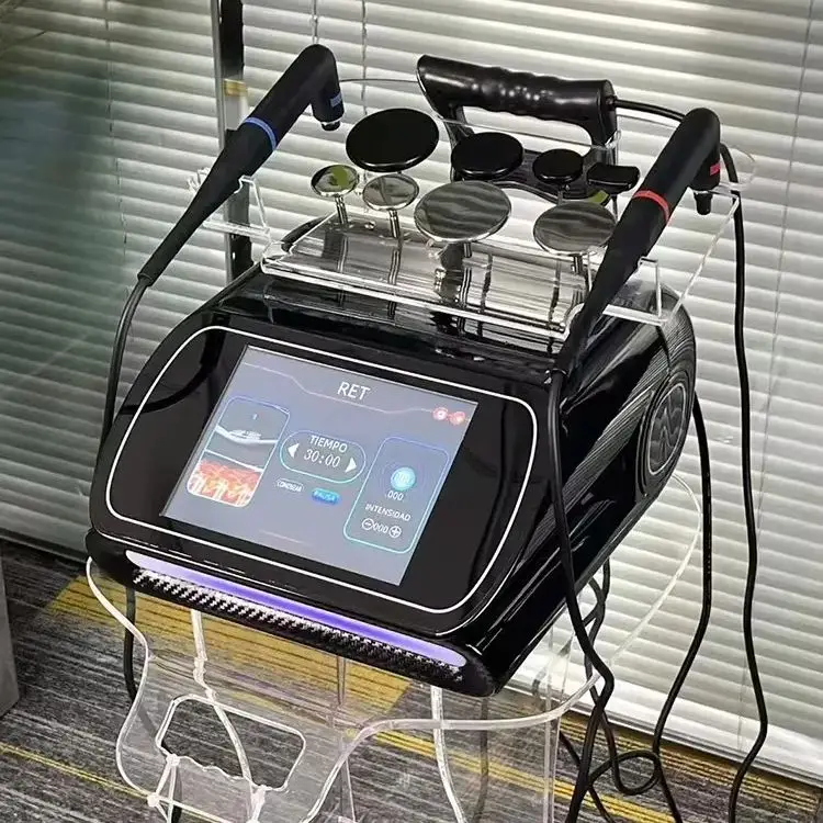 

Аппарат для RF-лифтинга и коррекции фигуры 448K: термостатический массажер для похудения, снятия боли и моделирования тела для салонов красоты