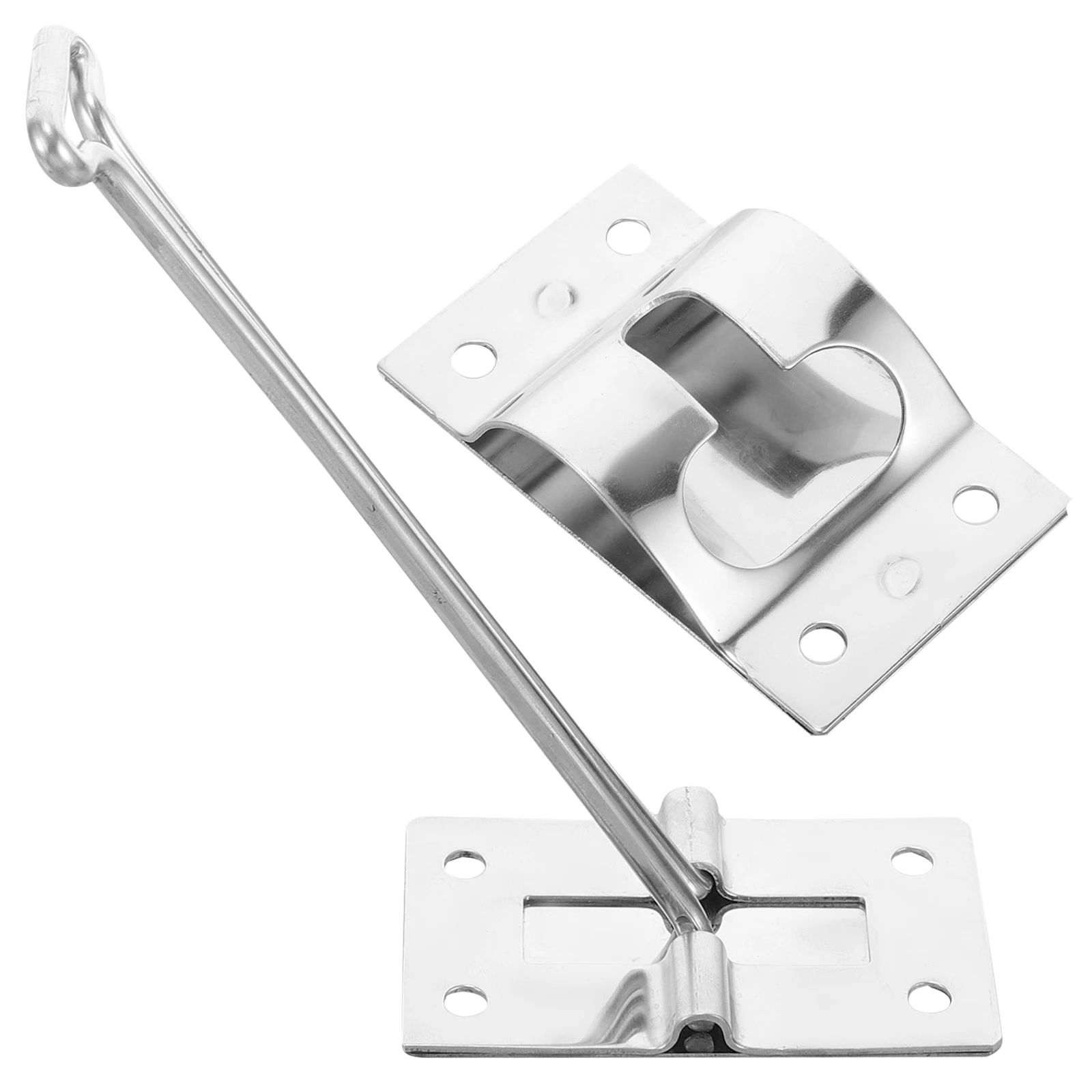 

Trailer Door Latch 6 Inch Hook for RV Door Hardware Replacement Catch Suitable for Most Vehicles Easy Install Prevent