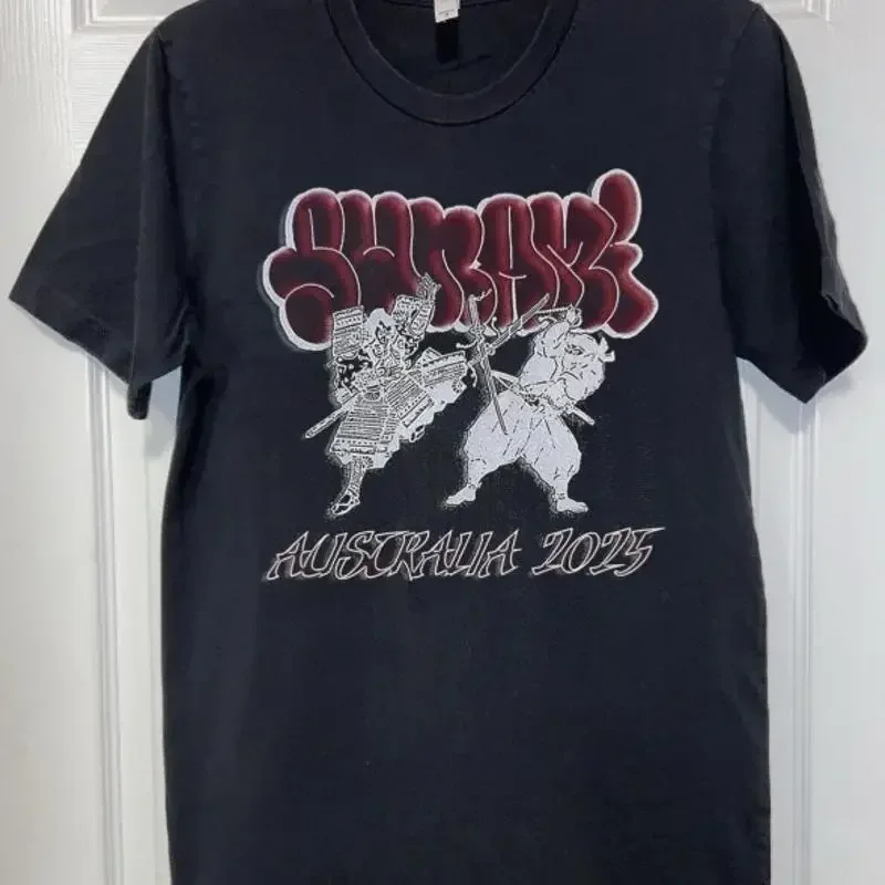 Sunami Band Au Tour 2025 T Shirt Black All Size