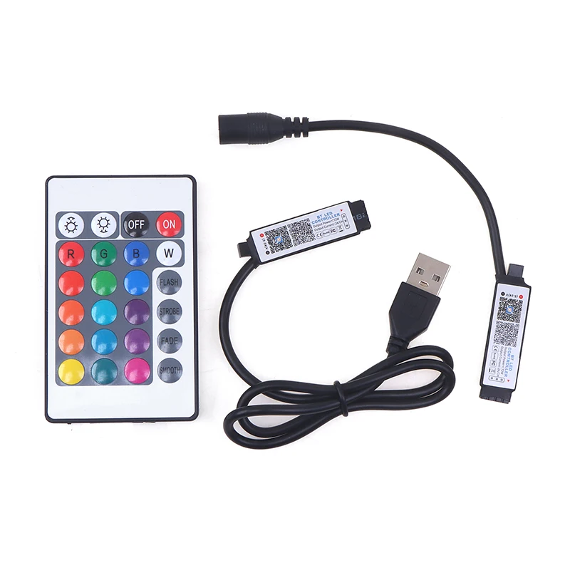 Innovative Mini Bluetooth Compatible Controller LED Light Strip Time Switch Multiple Music Mode For RGB Smart APP Control
