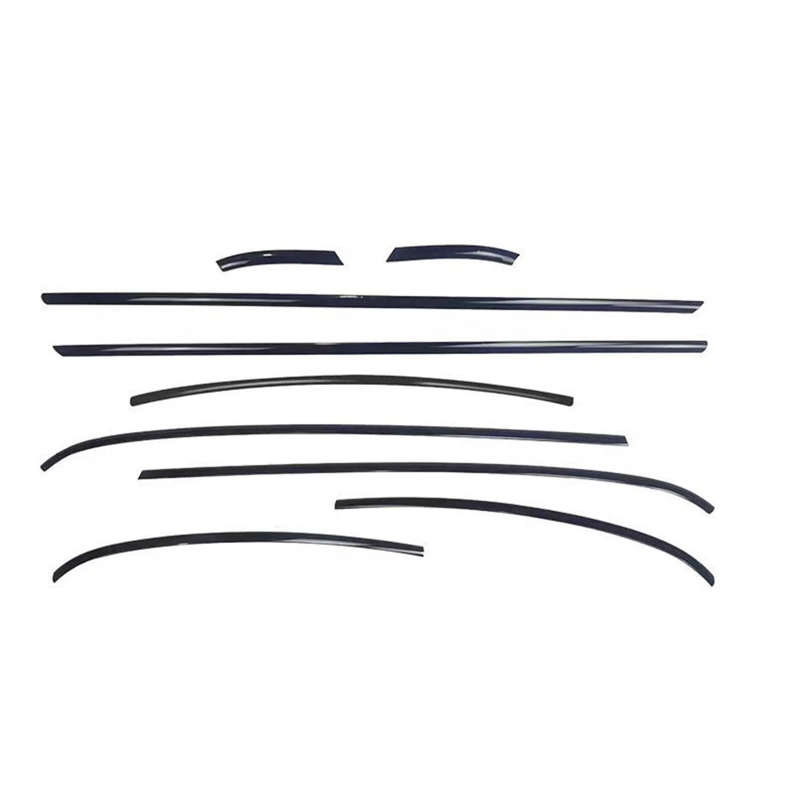 For Mini Cooper R56 2 Door 2007-2013 Exterior Window Molding Trim Black Door Frame Styling Seal Decoration Strip Weatherstrip
