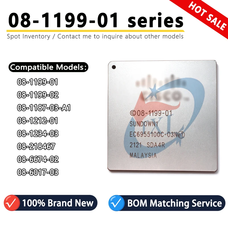 Import-CISCO 08-1199-01 08-1199-02 08-1187-03-A1 08-1212-01 08-1234-03 08-218467 08-6674-02 08-6017-03 Network switch chip IC