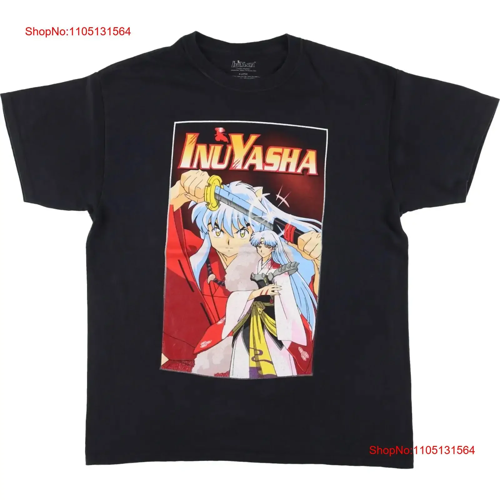 Camiseta con estampado de personajes de Anime Inuyasha para hombre XL eaa529606, ropa de diseñador estirada transpirable lavada vintage, gráfico para hombre