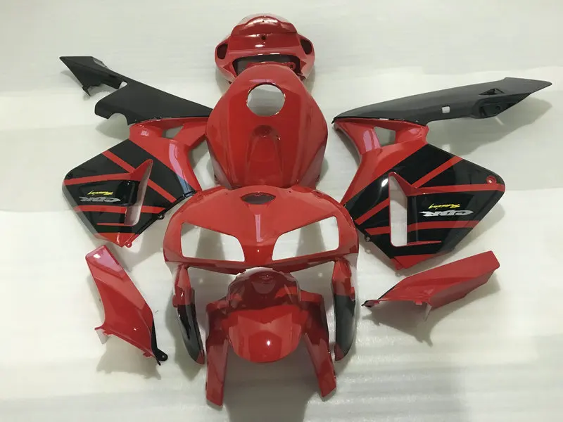 INJECTION MOLD red Black ABS Fairing For pe CBR600RR 2005 2006 CBR 600RR 05 06 CBR 600 RR bodywork plastic kit ST66