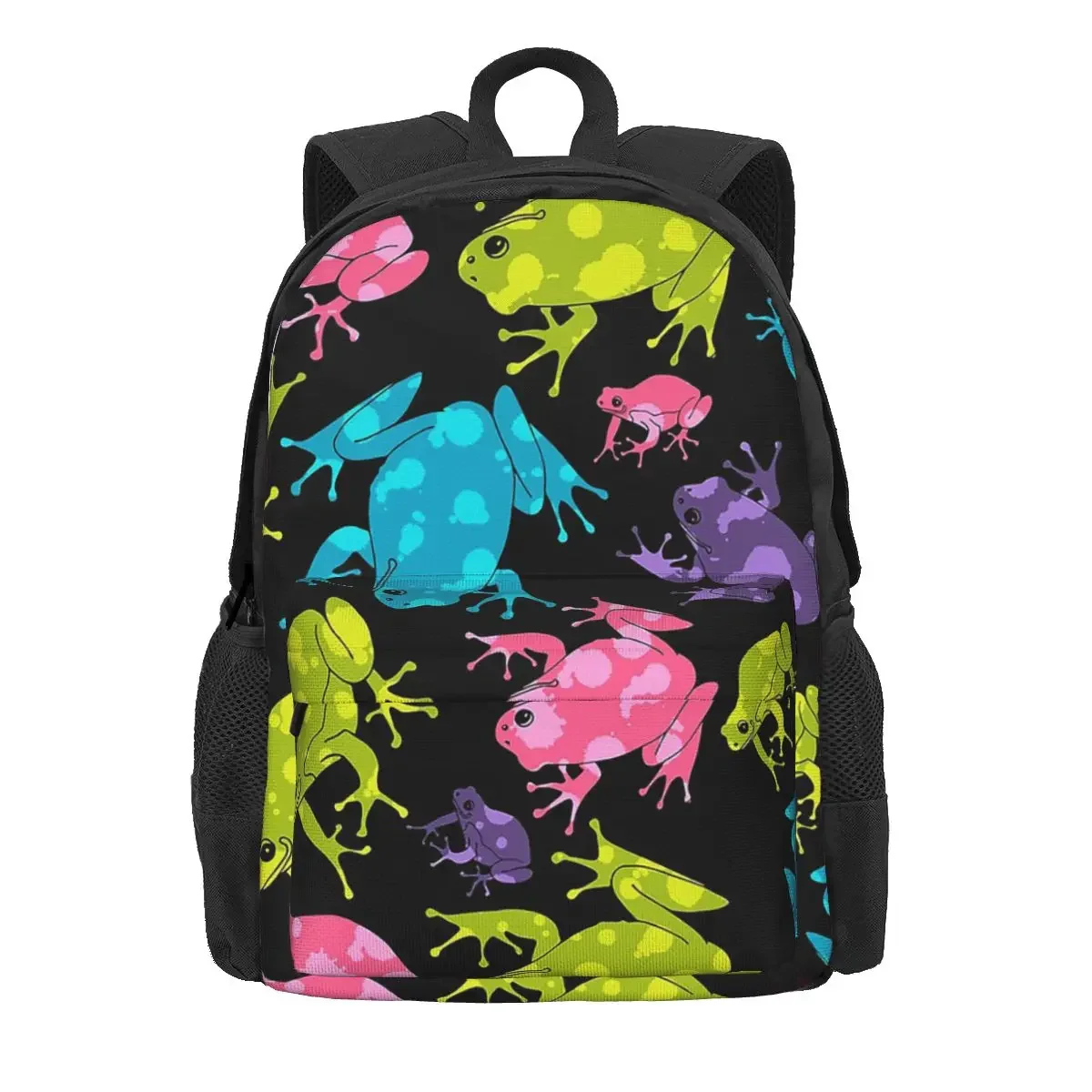 

Harmonious Frog Pattern Backpacks Boys Girls Bookbag Children School Bags Cartoon Kids Rucksack Travel Rucksack Shoulder Bag