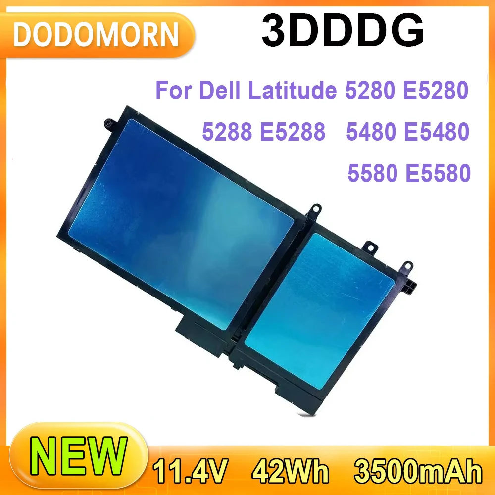 Batería del ordenador portátil 3DDDG para Dell Latitude 5280 5288 5580 5590 5495 5591 5488 para Dell Precision 3520 3530 Series 11,4 V 80JT9