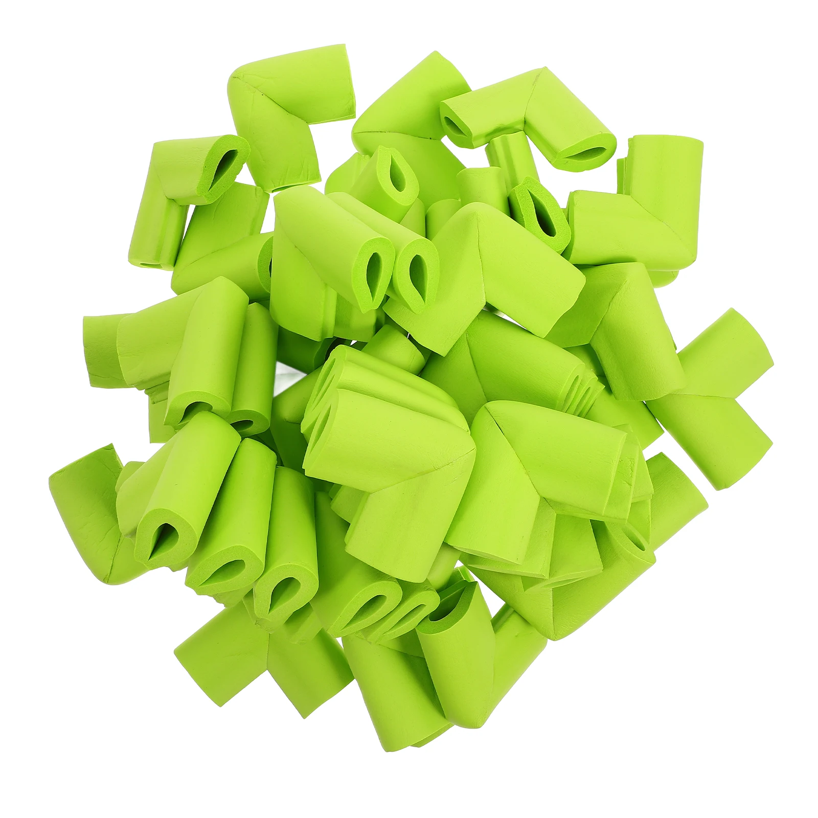 

50 Pcs Anti-collision Angle Bumper Protector Corner Protectors for Furniture Green Nbr Guard